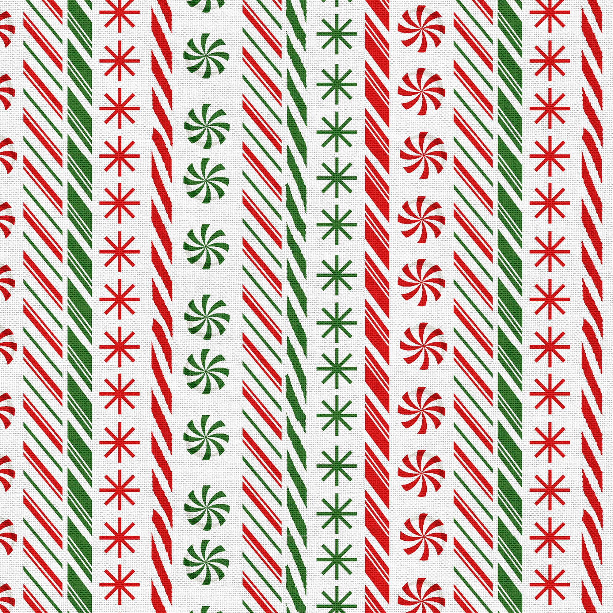 Fabric Editions Peppermint Stripe Cotton Fabric